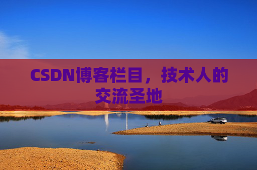 CSDN博客栏目，技术人的交流圣地